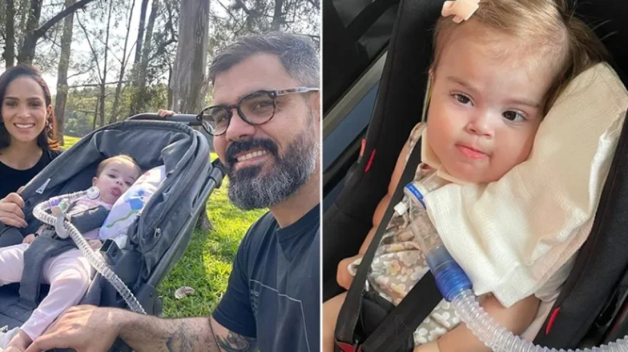 Filha de Juliano Cazarré tem alta após passar 11 dias na UTI